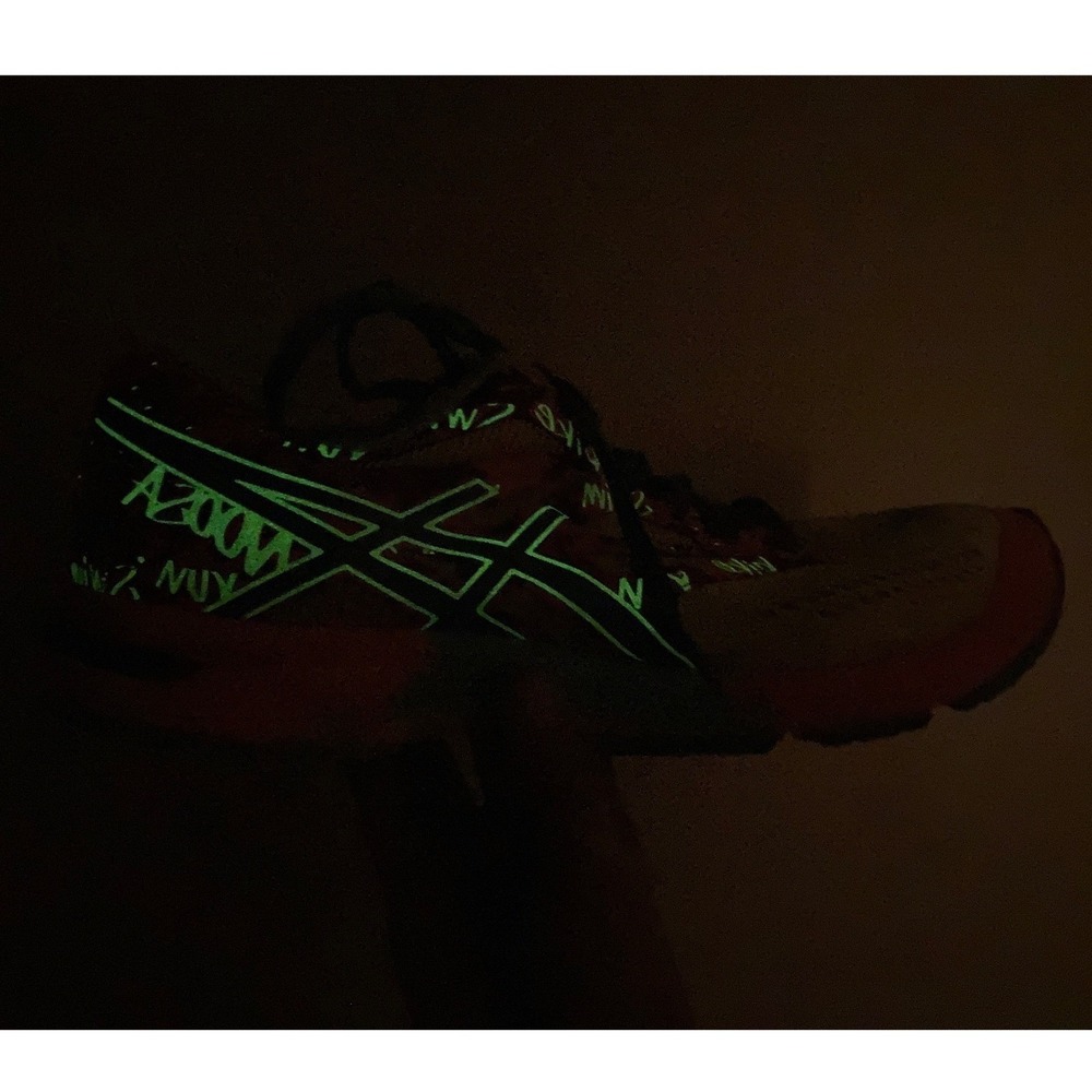 ASICS GEL-Noosa Tri 10 Running Shoe Neon Glow in Dark Graffiti Athletic Grunge - Picture 7 of 15